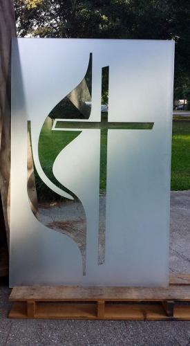 Sand Blasted Sign 